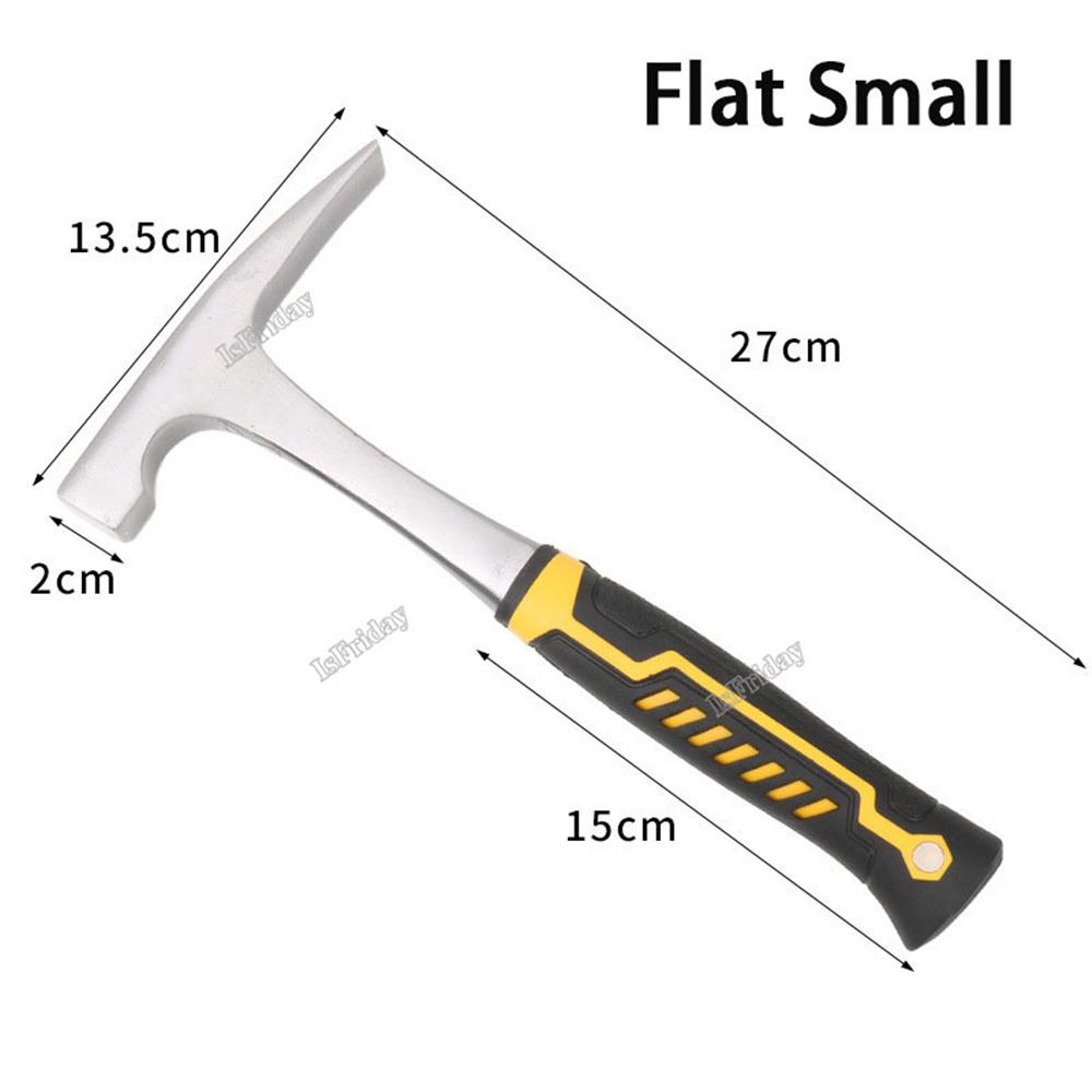 

Мини-молоток Isfriday, профессиональный геологический молоток, многофункциональный инструмент, заостренный наконечник, резиновая ручка, плотницкий молоток