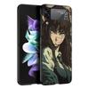 C-Chainsaw Mans Yoru War Devil Black Phone Case For Samsung ZFlip7 ZFlip6 ZFlip5 ZFlip4 ZFlip3 5G Hard Protective Galaxy Z Flip