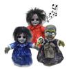 Frightening Electric Walking Ghost Doll For Halloween Creepy Decorations With Realistic Features