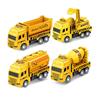 4 Pcs Educational Cars Children Kid Pull Back Toy Warrior Engineering Vehicle Model Four Mini Cars for daily use