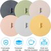 Silicone Lids for Cups, Ymapinc 6Pcs Silicone Cup Covers, Colored Universal Cup Lids, Reusable Mug Cover, Food Grade Dust-proof Airtight Seal Lids