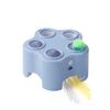 Funny Electric Cat Toy Simulation Feather Cat Chase Game Toy Cat Whack-a-mole Toy  Indoor Playing
