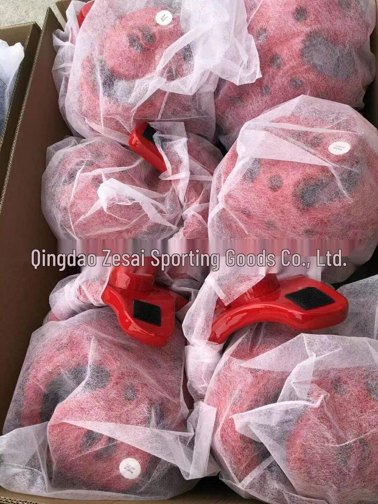 Protection de tête de Taekwondo avec mousse NBR respirante amovible Rouge/Bleu