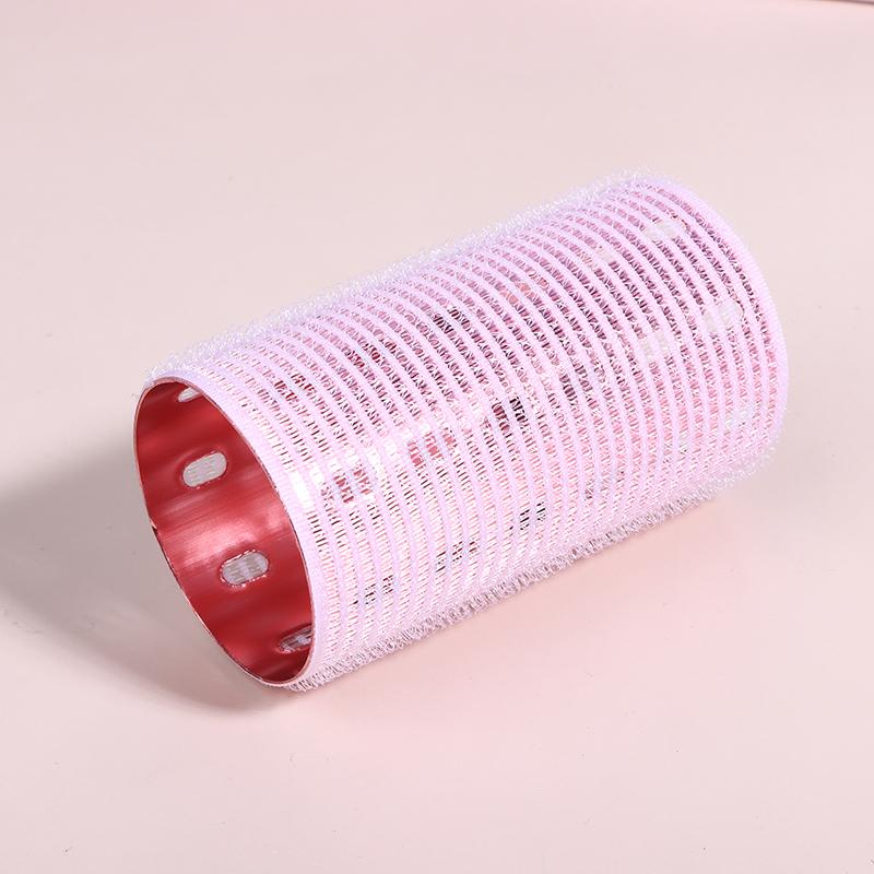 Color Aluminum Core Self-adhesive Hair Roll 5*9cm Pure Nylon Hook And Loop Roller Self Grip Styling Hot Thermal Volume Curler