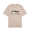 LI-NING Men's Short Sleeve T-Shirt Summer Skin-Friendly Comfortable Breathable Crew Neck Casual Fashion Loose Sports Top