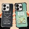 Bicycle Bike Sports Plating Phone Case For Xiaomi Poco X5 X6 X7 X8 Pro Max F8 Ultra F7 M8 M7 M5S Redmi 15C 15 14C 13C 13 X3 12C