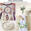 18/10Pcs Bamboo Rings Set 15-30cm DIY Bamboo Hoops Set For Flower Wreath Dreamcatcher Making Craft DIY Wedding Wreath Decor