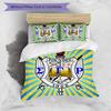 3pcs Sigma SGR Gamma Rho Pattern Bedding Set Duvet Cover Set Includes Duvet Cover &pillowcases, Perfect All Season Bedroom Decoration & Gift