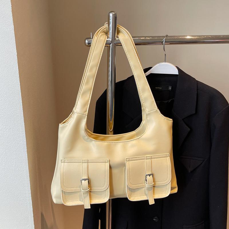 

Сумка большой вместимости женская летняя универсальная новая повседневная нишевая на плечо подмышку сумка для покупок для通勤