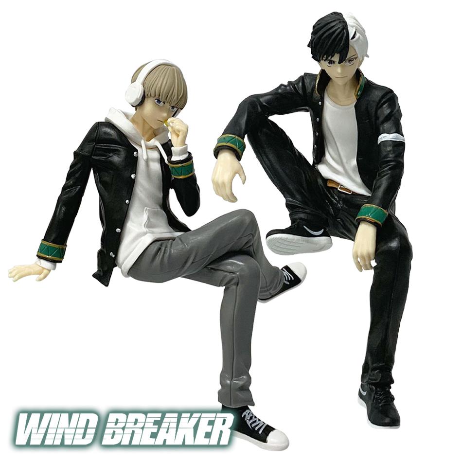 Yiran Toy 1 15Cm Wind Breaker Sakura Haruka Anime Figure Noodle Stopper Wind Breaker Kaji Ren Action Figure Collectable Model Doll Playthings Gift