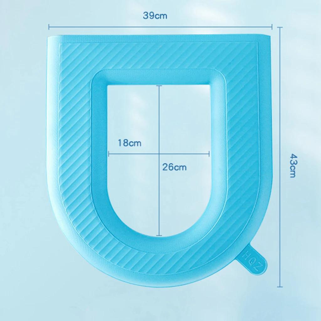 Waterpoof Soft Toilet Seat Cover Cushion Washable Closestool Mat O-shape Toilet Seat Bidet Toilet Cover Pad Bathroom Accessories
