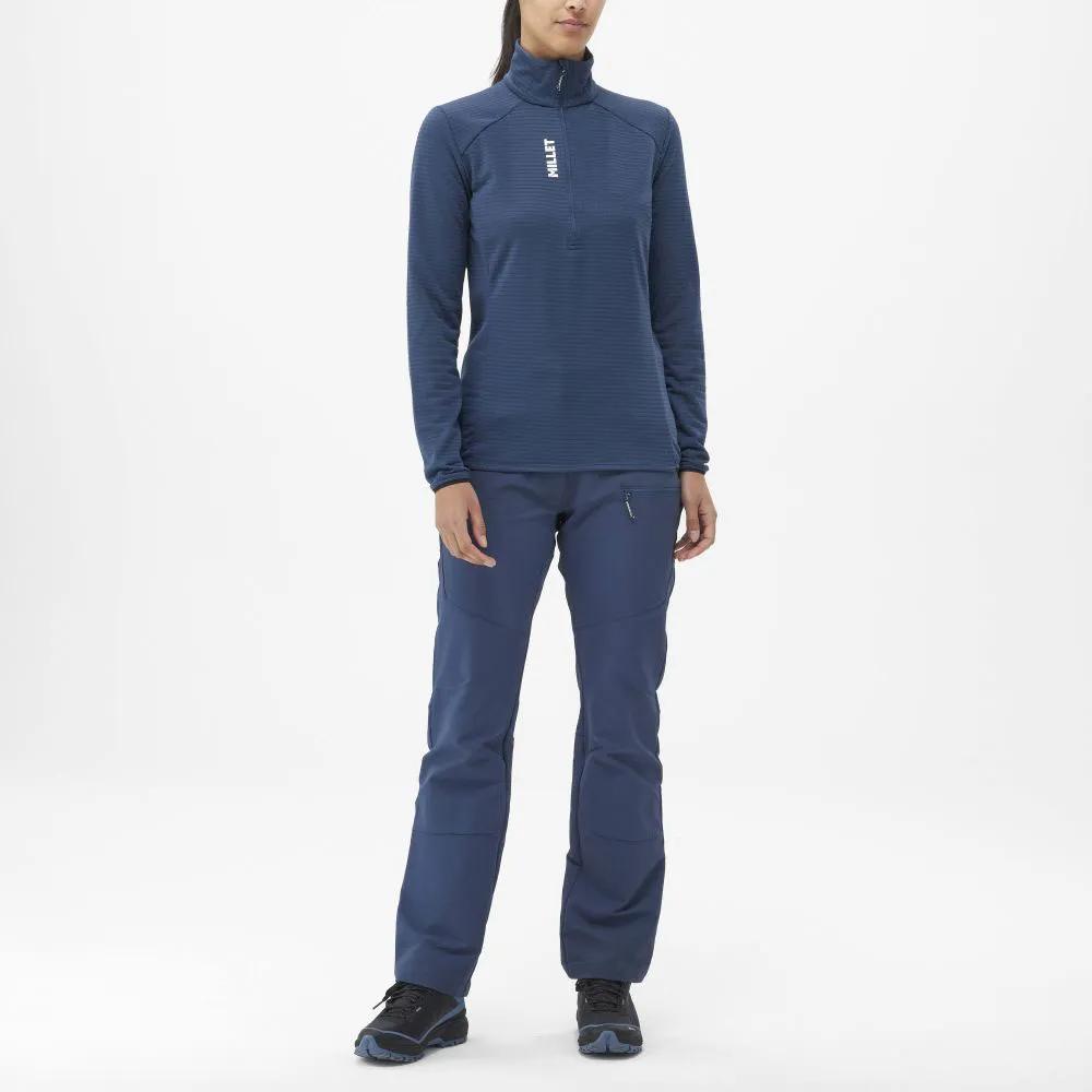 Millet Fleece Jacket with Half-zip Intense