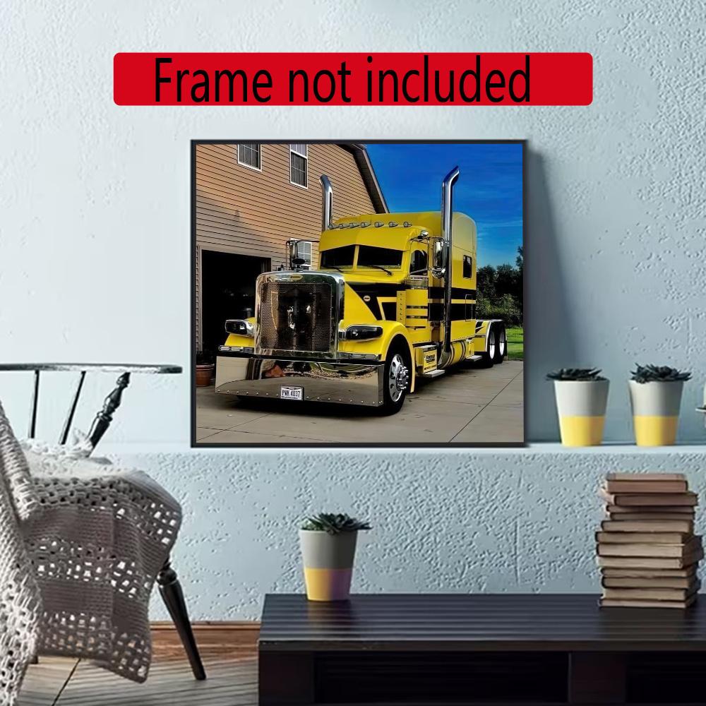 Kenworth 5D Diy Diamond Paintings Mosaic Wall Round Diamond Art Painting Kits Embroidery Crystal Accessories Frameless