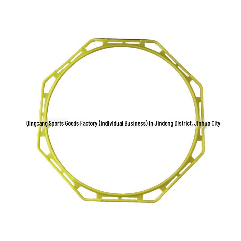 Polygon Agile Hoop: Children's Sports Training Ring for Basketball and Football Fitness.