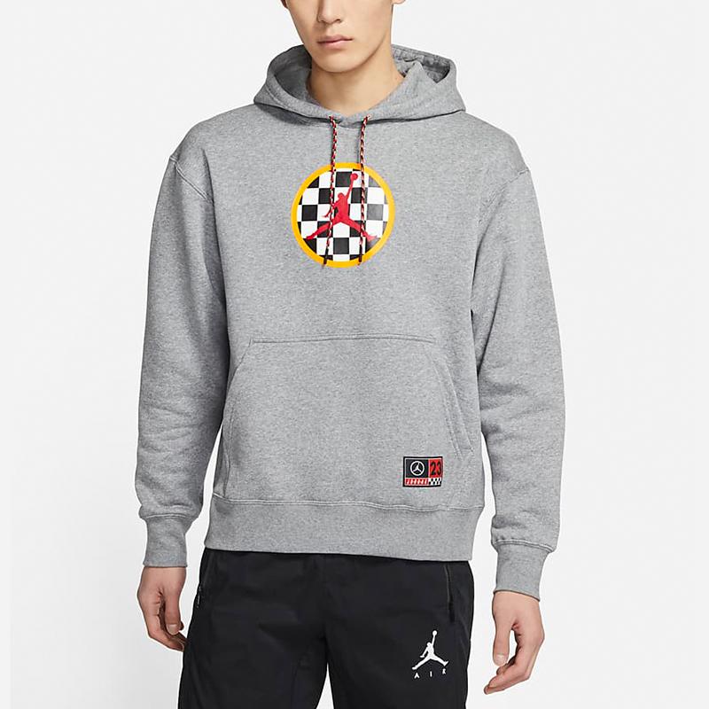Jordan Sport DNA Sweatshirts Men's Gray Hooded Moderate Regular CV2785-091