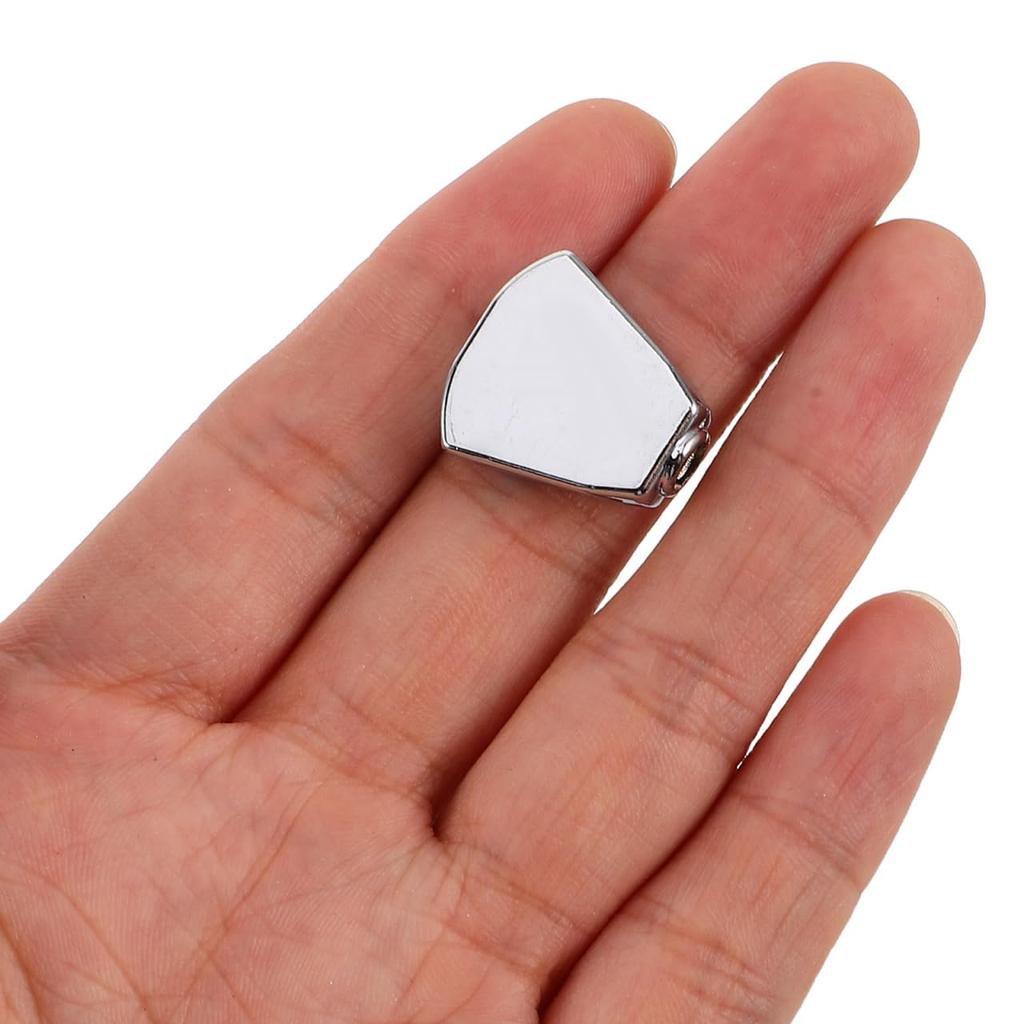 ERINGOGO Metal Guitar Set of for Electric and Folk Durable Replacement Silver Knobs, 6, Guitars, Parts,