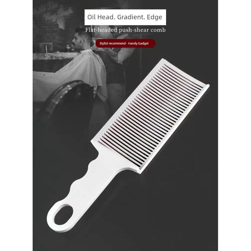 Men For Home Self-Service Yourself Hair Scissors Hair Trim Comb Gradient Brush Shape Push Edge Positioning Hairdressing Comb Supplies