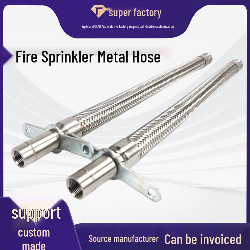 304 Stainless Steel Fire Sprinkler Hose for Building Ceilings Standard Size