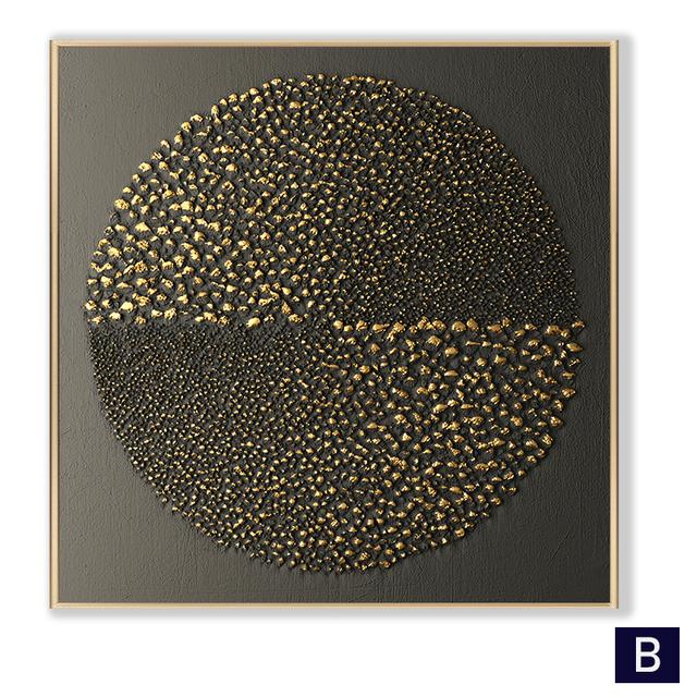 Abstract Vintage Gold Luxury Posters Nordic Canvas Art Painting Home Decor Wall Art Retro Print Living Room Minimalist Picture