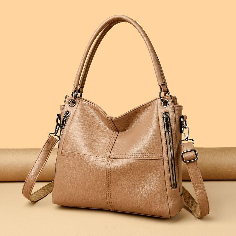 Tragetasche lässige Schultertasche tragbare Damentasche