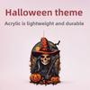 Car Halloween Decoration Acrylic Pumpkin Pendant Interior Decoration Supplies