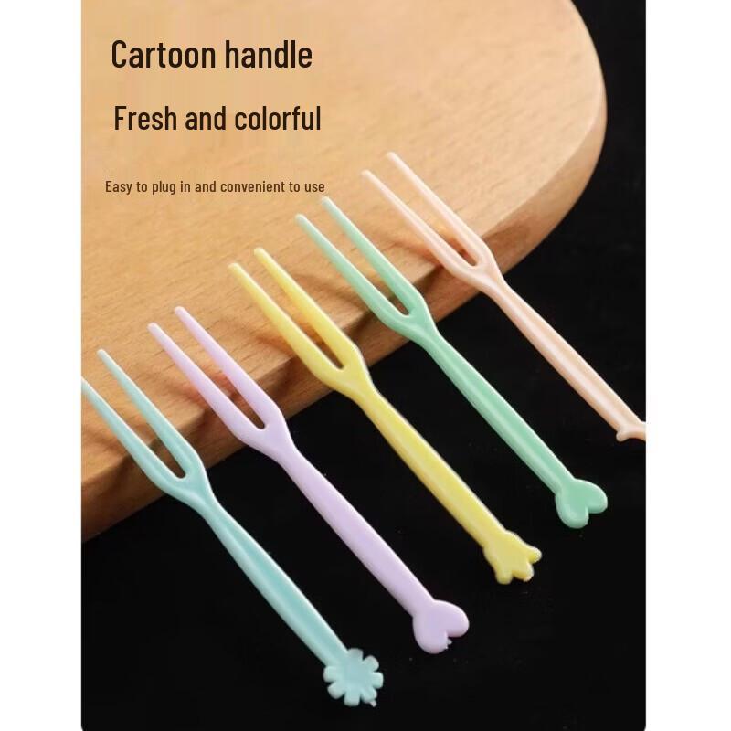 Disposable Plastic Fruit & Dessert Forks
