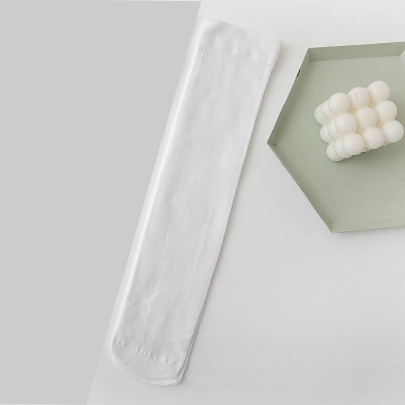 Premium Over-the-Knee Slimming Calf Socks - Solid Color Velvet for Mid-Calf Coverage