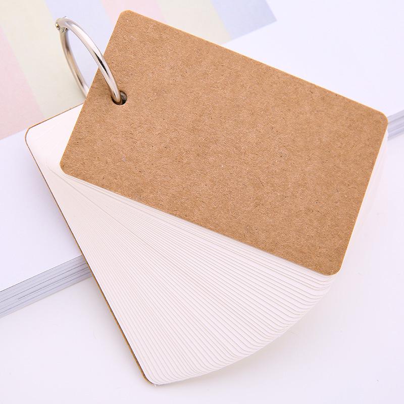 Schüler Leere Vokabelkarten: Robustes Loseblatt-Taschennotizbuch für DIY-Memos und Journaling