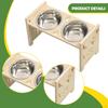 Elevated Cat Bowls Feeding Raised Station Pet Feeder for Dogs Cats