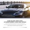 Rayhong Hydrophobic Windshield & Mirror Cleaner with Anti-Fog Protection