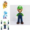 Figura de Ação Super Mario Modelo Material PVC Brinquedo Colecionável Para Carro e Mesa