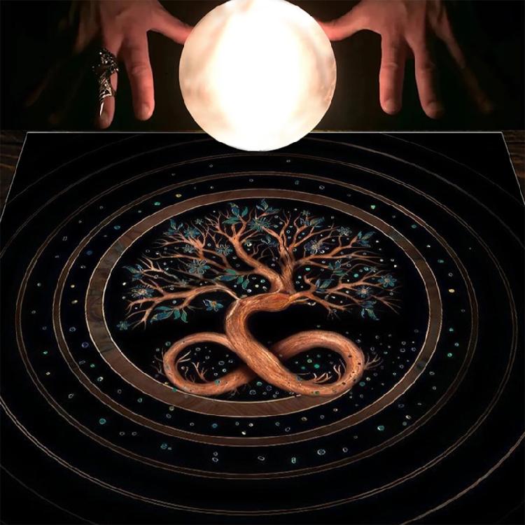 Metaphysical Game Mat Pendulum Divinations Altar Tablecloth Board Game Card Pad