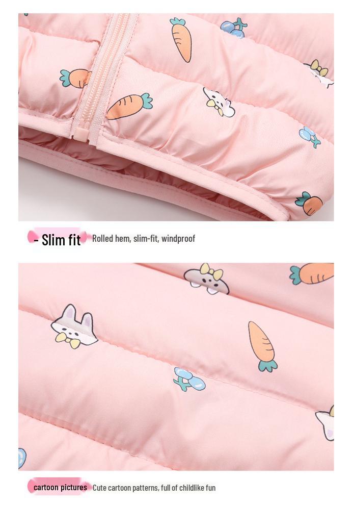 Autumn/Winter 2025 Korean-Style Cartoon Down Jacket for Toddlers and Infants (Boys & Girls)