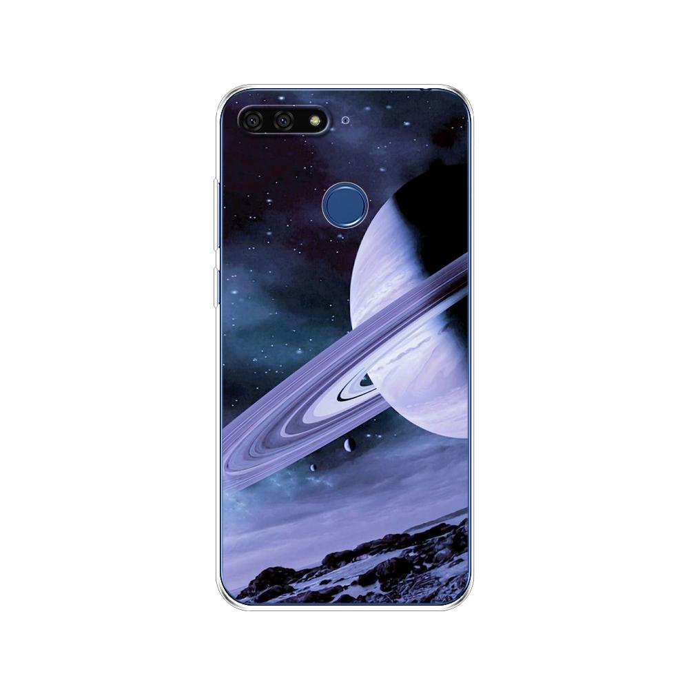 For Huawei Honor 7C 5.7 Inch Case Cover Soft Silicone TPU Cute Cover Back Protective Phone Case For Huawei Honor 7c Aum-L41 Bags