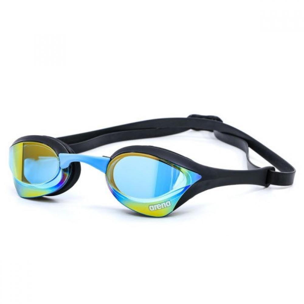Arena Cobra Ultra Racing Mirror Swim Goggles  A5ac2ag18 Blk blacks/FREE