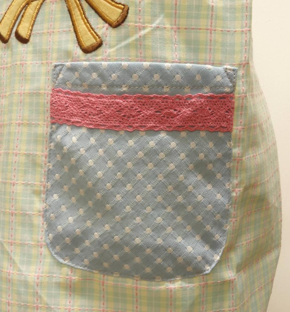 Humming Mint Children 110cm Applique Apron Sanrio Green H-shaped 45823g-110
