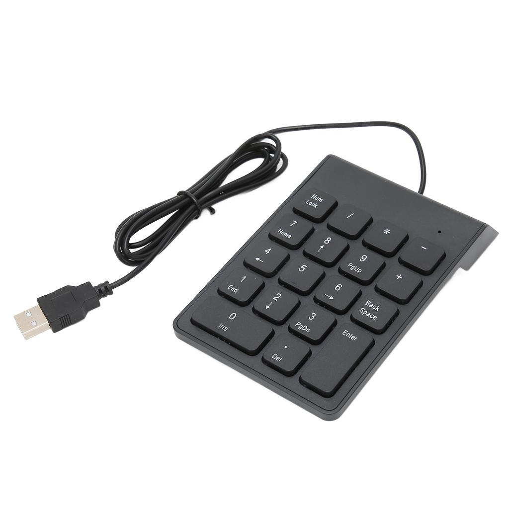 Numeric Keyboard USB Mini 18 Keys Numeric Pad Suitable for PC Desktop Notebook Computers