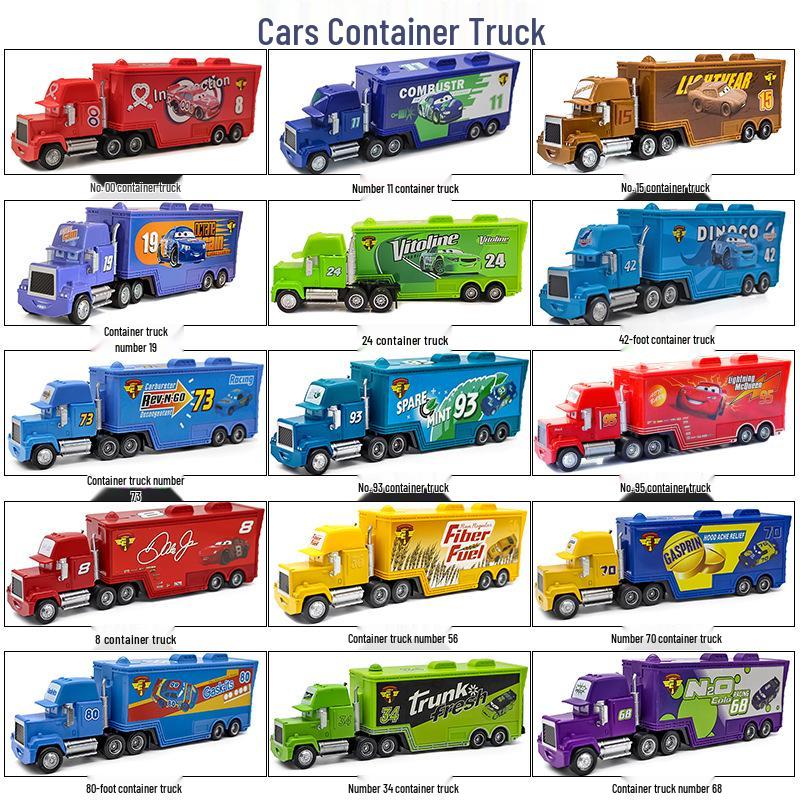 57 Varieties Cross-border Racing & Container Truck Toy Models for Children