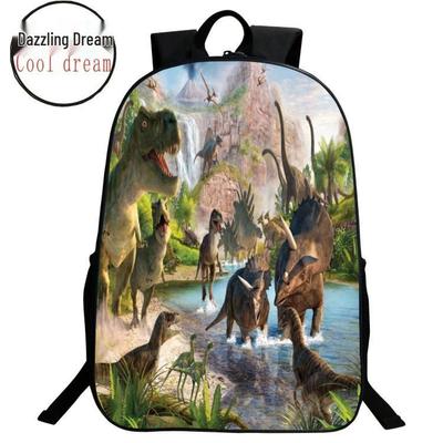 2021 Rucksack mit Dinosaurier-Print für Jungen - Grundschul-Kinderrucksack