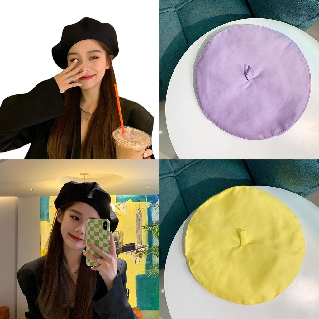 Retro Cotton Beret Hat For Women Classic British Style Fashion Fall Cap