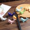 Cute Ceramic Chopsticks Holder Cartoon Dolphin Creative Household Chopsticks Spoon Fork Holder Tableware Kitchen Accessories