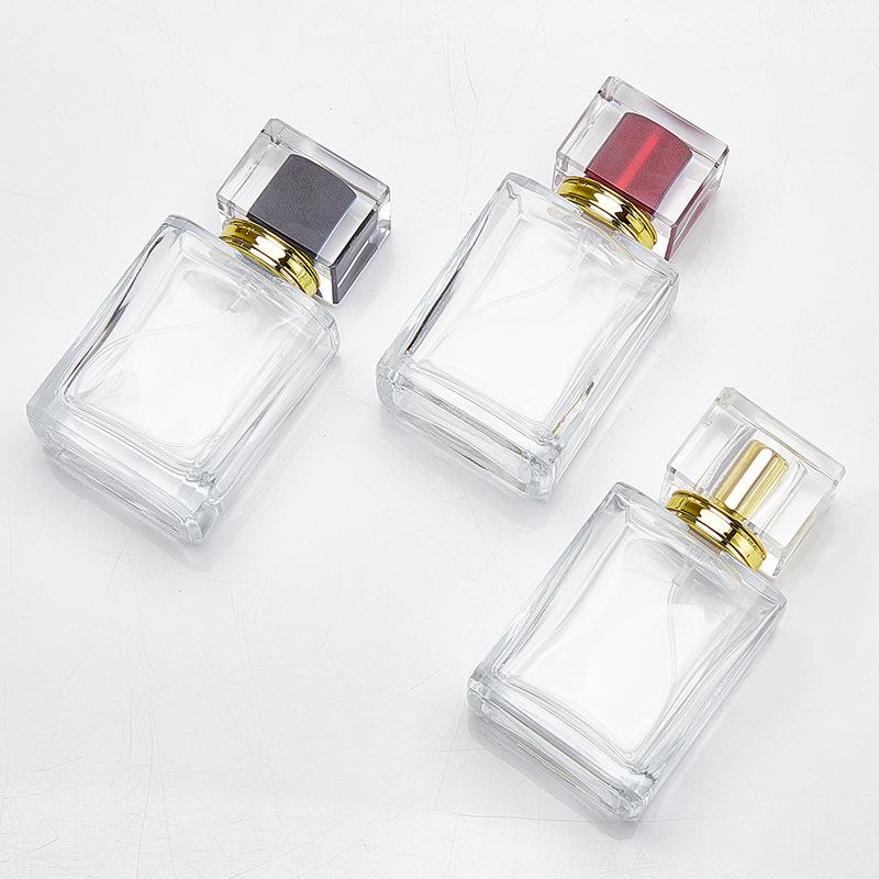 Clear Glass Spray Perfume Bottles, 30ml & 50ml, Refillable Travel Size