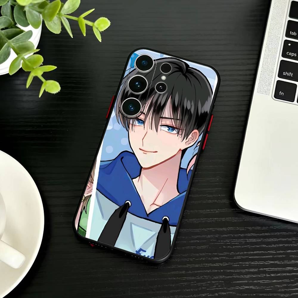 Q-Tamon's B-Side Phone Case For Samsung S26,S25,S24,S23,S22,S21,S20,S30,Ultra,Plus,Fe,Note,5G Black Cover