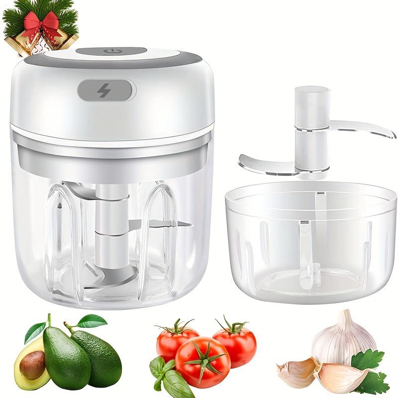 

1pc 250ml Electric Food Chopper, Mini Electric Garlic Crusher, Upgrade Your Kitchen with This Powerful Electric Garlic Chopper белый