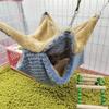 Hammock Birds Plush Hanging House Small Animals Squirrel Double Layer Hammock Beds Parrot Nest Squirrel Warm House