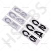 ABS C2 C4 C5 Heckklappen Emblem Logo Plakette Für Citroen C2 C4 C5 Auto Styling Heckklappen Aufkleber Emblem Heckklappen Aufkleber Zubehör ait256