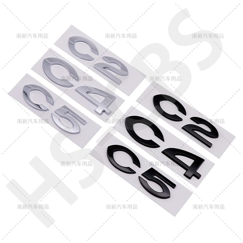 ABS C2 C4 C5 Heckklappen Emblem Logo Plakette Für Citroen C2 C4 C5 Auto Styling Heckklappen Aufkleber Emblem Heckklappen Aufkleber Zubehör ait256