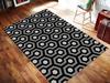 Modern Geometric Print Carpet The Shining Honey Rug Large Area Rug for Living Room Bedroom Decor Rug Non-Slip Washable Floor Mat