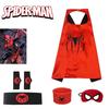 Spider-man Heldenumhang und Maske Halloween Cartoon Anime Launcher Handschuh Uhr Set