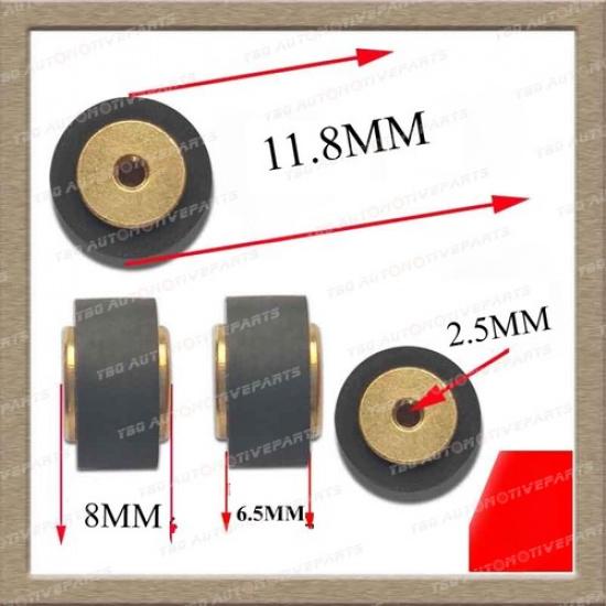 4pcs/set Copper Deck Pinch Roller Tape Recorder Cassette for Sharp SONY Technics